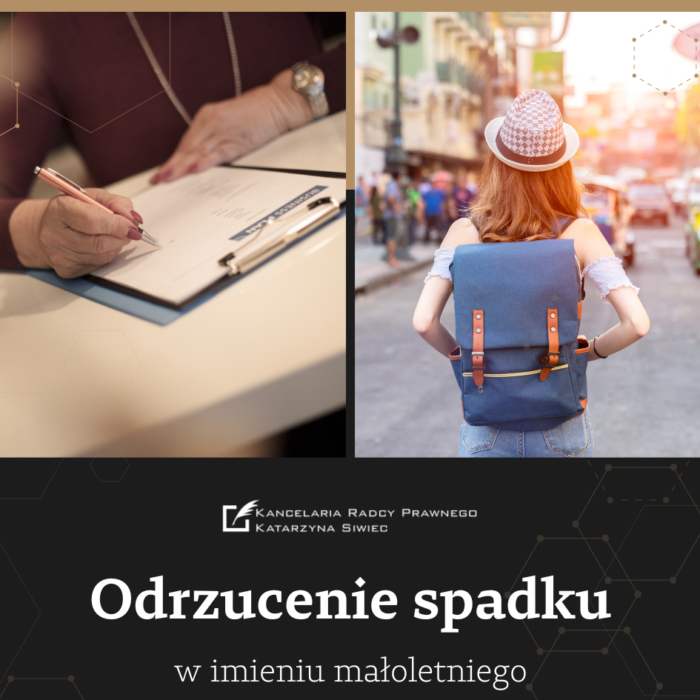 Odrzucenie spadku przez małoletniego – co rodzice wiedzieć powinni?