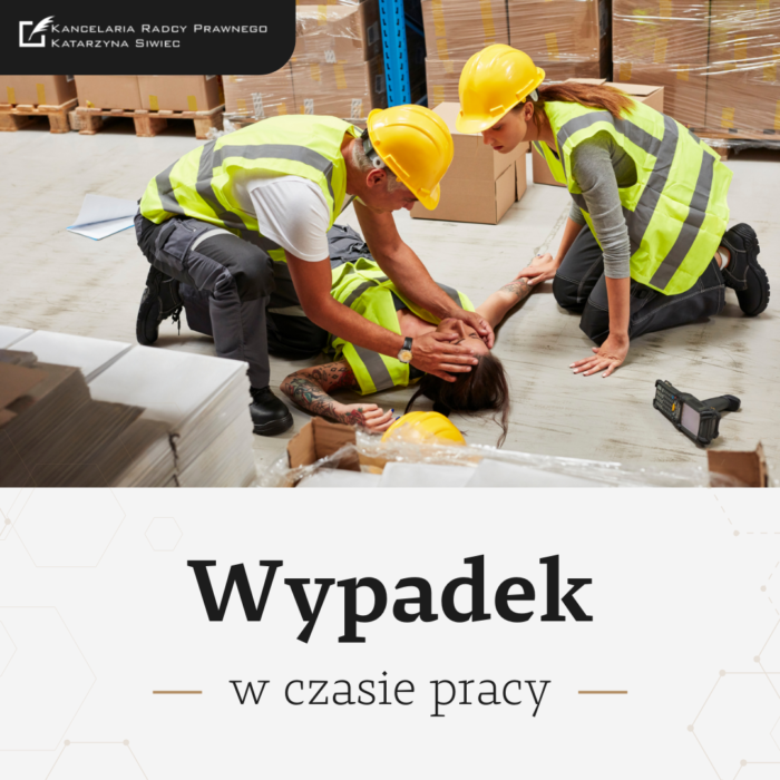 wypadek w czasie pracy