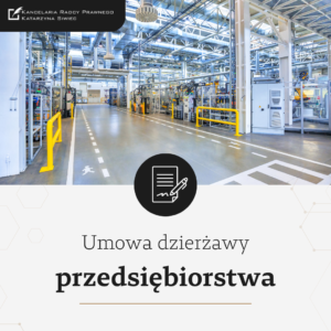 Umowa dzierżawy przedsiębiorstwa